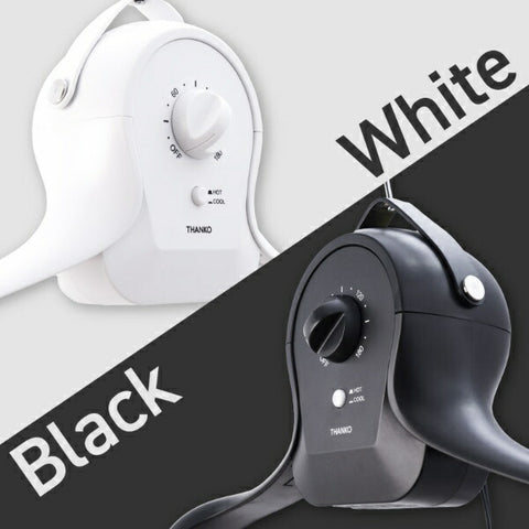 Sanko Hanger-type dryer that removes wrinkles "Irons" Black