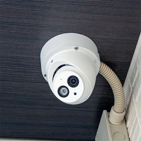 Three coaxial 5.0MP electric zoom lens equipped dome security camera relica