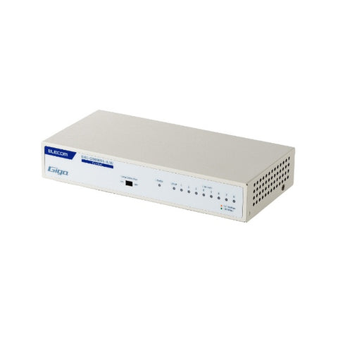 Elecom Switching Hub [8- 포트/1 기가 호환/내장 전원 공급 장치] 흰색 EHC-G08MN4-HJW
