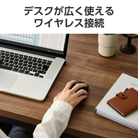 Elecom鼠标（与Chrome/Mac/Windows11兼容）黑色M-LE10DRXBK [光学/无线/3按钮/USB]