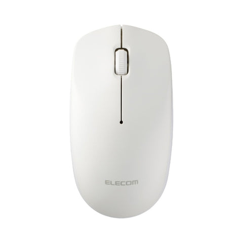 ELECOM Mouse (Compatible with Chrome/Android/iPadOS/iOS/Mac/Windows11) White M-LE10BRXWH [Optical/Wireless/3 Button/Bluetooth]
