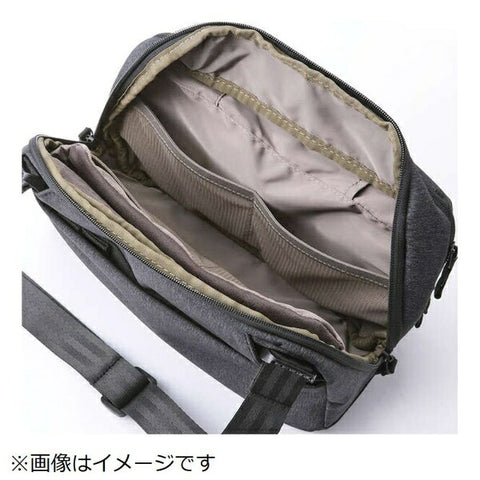 ELECOM Body Bag [W280xD90xH170mm] Compatible with game console SWITCH / small gadget off toco series black BM-OFBB01BK