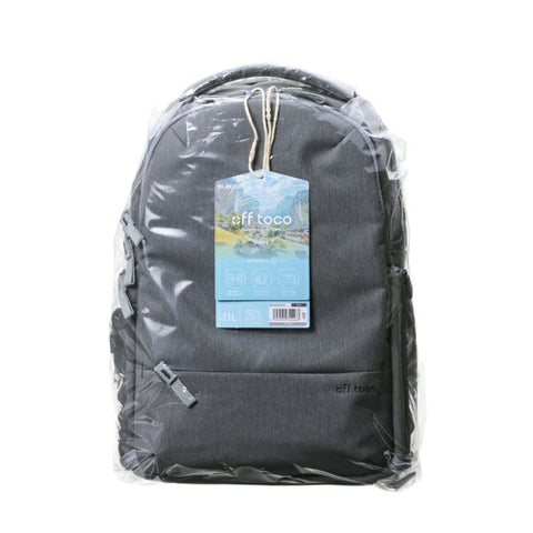 ELECOM 筆記型電腦相容 [~11.6 吋] 背包​​ S (11L) 隨身攜帶相容 off toco 系列 灰色 BM-OFBPS01GY