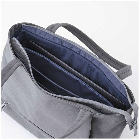 ELECOM Laptop Compatible [up to 14.0 inches] Tote Bag M (8L) Carry-on Compatible Off Toco Series Gray BM-OFTBM01GY
