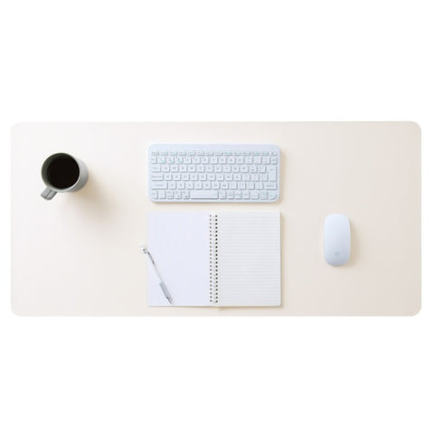 ELECOM Desk Mat [900x430x1.7mm] Soft Leather White MP-DM04WH