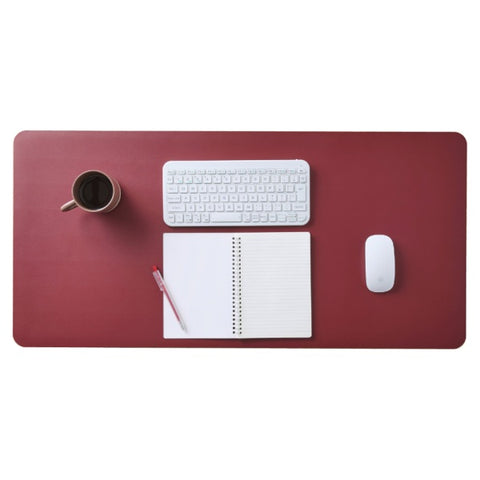 ELECOM Desk Mat [900x430x1.7mm] Double-sided Soft Leather Black x Red MP-DM05BKRD
