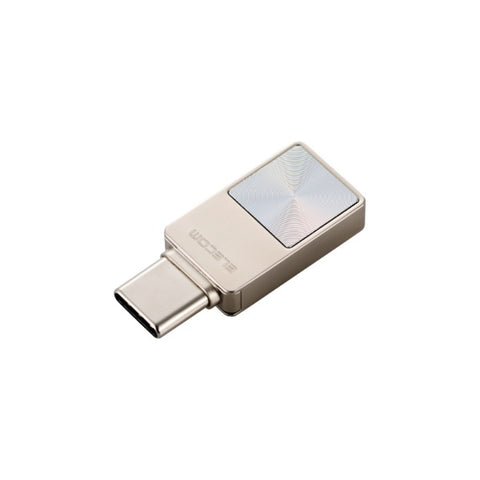 ELECOM 智能手机 USB 存储器 (兼容 Android/iPadOS/iOS/Mac/Windows11) 银色 MF-SPU3256GSV [256GB /USB TypeC /USB3.2]