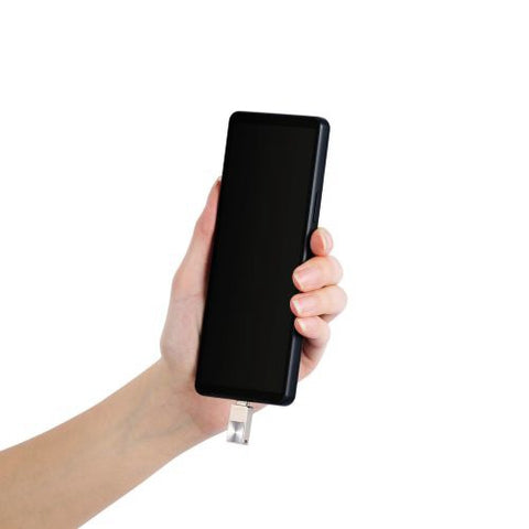 エレコム USBメモリ スマホ向け(Android/iPadOS/iOS/Mac/Windows11対応) シルバー MF-SPU3256GSV [256GB /USB TypeC /USB3.2]