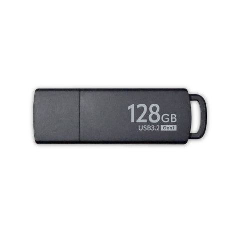 원래 기본 USB 메모리 (Mac / Windows11과 호환) Black OB-UM3A128G [128GB / USB TypEA / USB3.2 / CAP 유형]