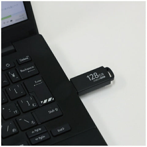 Original Basic USB Memory (Compatible with Mac/Windows11) Black OB-UM3A128G [128GB / USB TypeA / USB3.2 / Cap type]