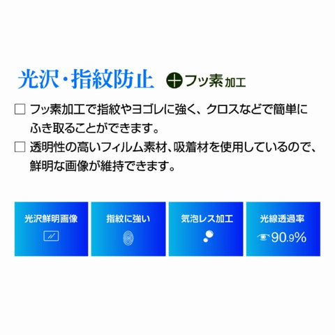 Nakabayashi xiaomi RedmiPad SE 8.7 인치용 액정 보호 필름 광택 지문 방지 TBF-XIT01FLS