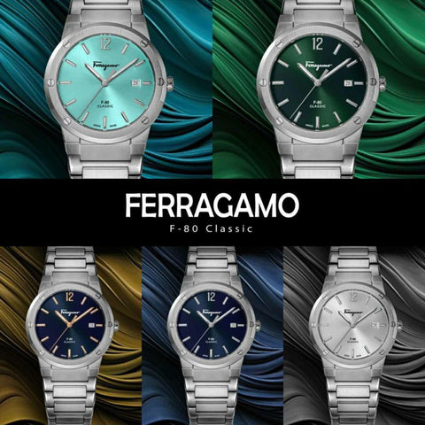 Ferragamo F-80 CLASSIC Quartz Mens SFDT02323 WATCH WRIST WATCH LUXURY WATCH BRAND