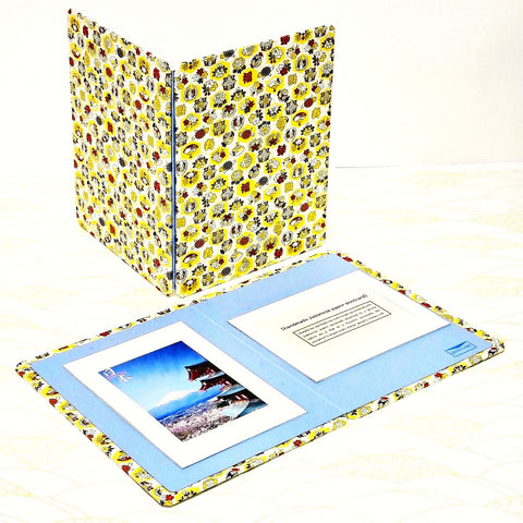 Fortune, Prosperity & Longevity Greeting Card & Standing Double Photo Frame