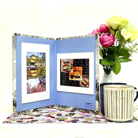 Great Wave & Mount Fuji Greeting Card & Standing Double Photo Frame