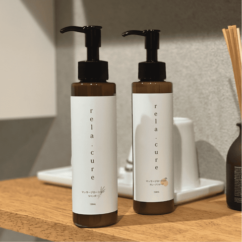 rela.cure Massage Lotion for body : Set of Lavender &Grape fruits