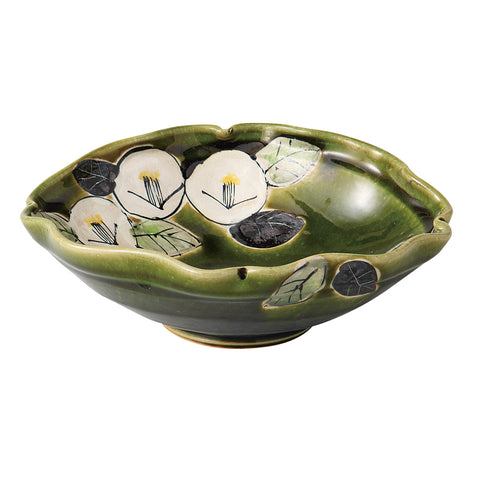 [Mino Ware] Oribe Tsubaki Twist Bowl [페이스트 박스]