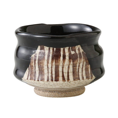 [Seto Yaki] 봄 잔디 Kurobe Gui Club [Wood Box]