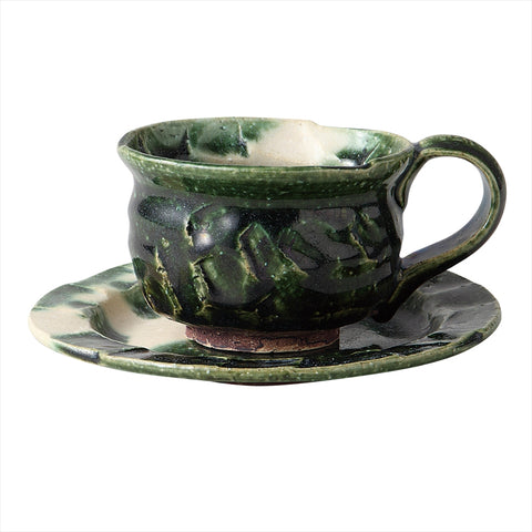 [미노웨어] Katsurayama kiln 면도 된 오리브 싱크 그릇 [페이스트 박스]