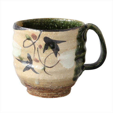 [Mino Ware] Katsura Kiln Kiln Ivy Woven Mug [Paste Box]