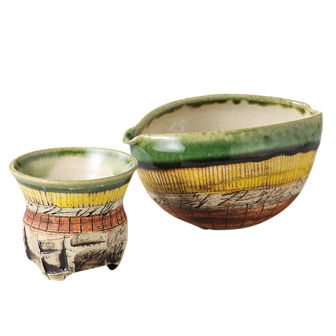 [Mino Ware] 냉수 세트 멀티 콜러 [메이크업 박스]