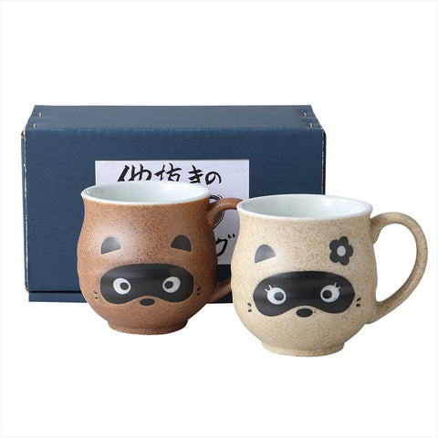 [Mino Ware] Tanuki Pain Mug [Ball Box]