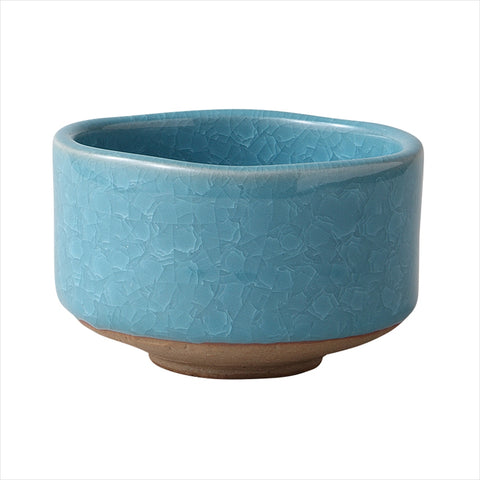 [Mino Ware] Kame -Shell Matchu Bowl (밝은 파란색) [페이스트 박스]