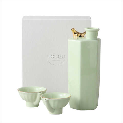 [Mino Yaki] Uguisu Sake Work Set (Moe Huang) [Paste Box]