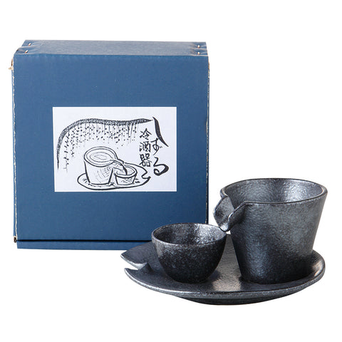[Mino Ware] Silverglot Shizuzuru Cold -Sake Wool [Ball Box]