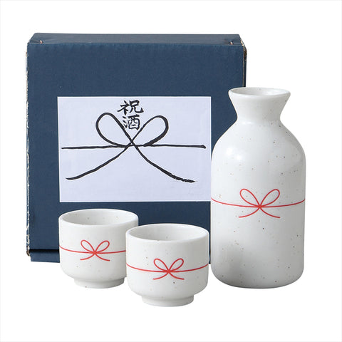 [Mino Ware] Knot Sake Ware [Ball Box]