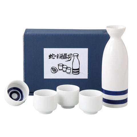 [Mino Ware] Snake Eyes No. 2 Sake Ware Ally [Ball Box]