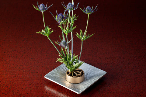 抗菌 銅合金 插花用無針劍山 Petal L