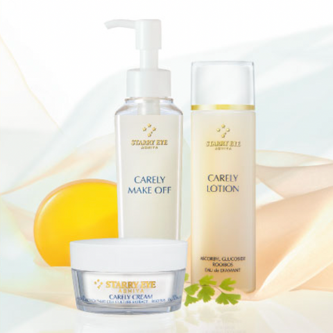 Starry  Eye Carely Set (Cleansing, Facial Soap, Lotion, Cream)