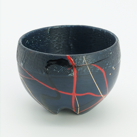 不倒清酒杯 單寧風塗漆 顏色：紅
