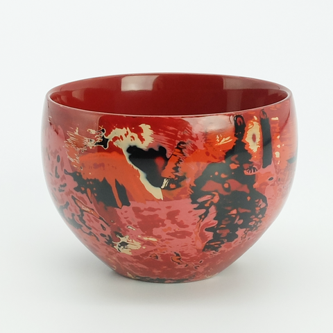 不倒清酒杯 拋光款 顏色：紅