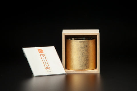 2 layer type Shi-Moa On The Rocks Straight Cup HAKUGOROMO (with ECHIZEN-WASHI coaster)