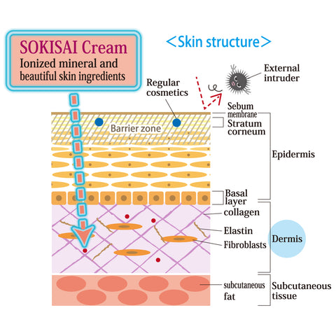 SOKISAI GOLD Q CREAM 150G all in one cream/ paraben-free and phenoxyethanol-free