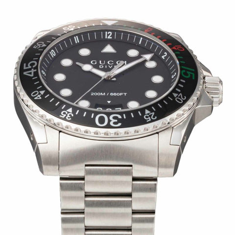 GUCCI Dive Quartz Mens YA136208A WATCH WRIST WATCH LUXURY WATCH BRAND