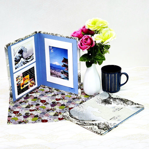 Great Wave & Mount Fuji Standing Double Photo Frame