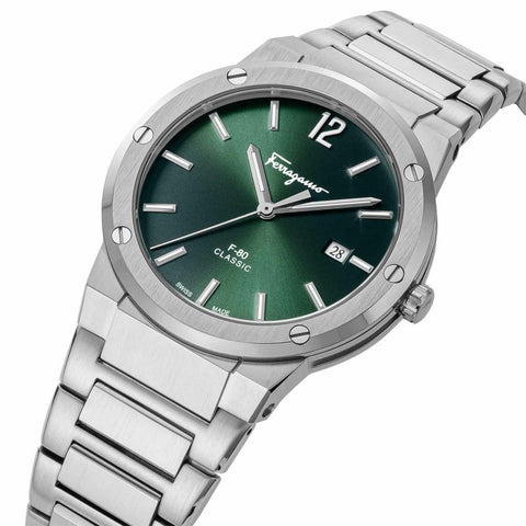 Ferragamo F-80 CLASSIC Quartz Mens SFDT02123 WATCH WRIST WATCH LUXURY WATCH BRAND