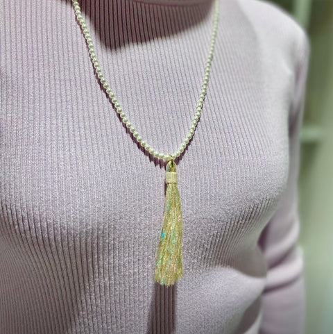 Tassel necklace