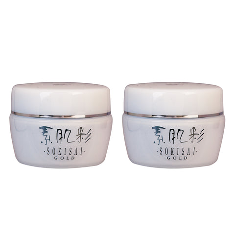 SOKISAI GOLD 90G all in one cream/ paraben-free and phenoxyethanol-free　2 box sets