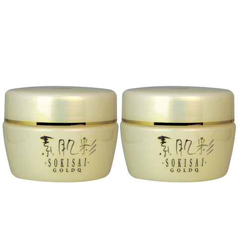 SOKISAI GOLD Q CREAM 150G all in one cream/ paraben-free and phenoxyethanol-free　2 box sets
