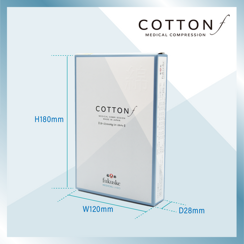 【日本制】压力美腿塑形袜 Cotton F藏青色4盒