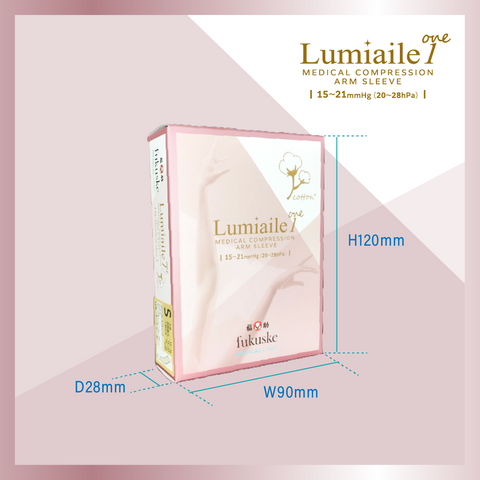 [Japan Mild pressure arm sleeve] Lumiere ONE (set of 2 silver gray)