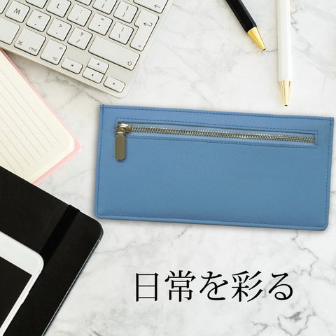合皮薄型財布