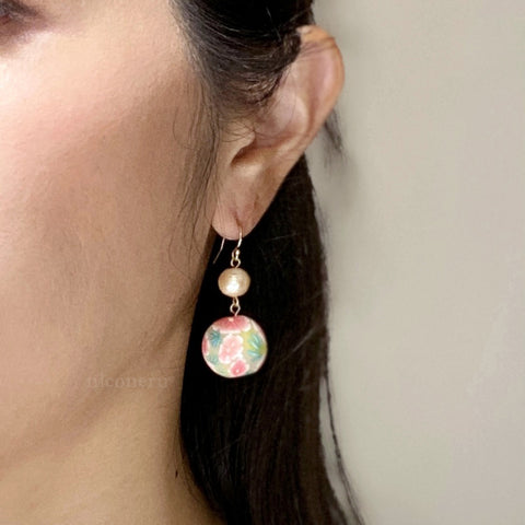 Colorful Flower Earrings Bouquet Handcrafted in Japan