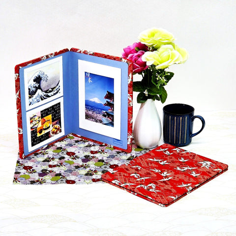 Seven Treasures & Crane Standing Double Photo Frame