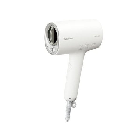 Panasonic EH-NA0J-W Hair Dryer, Nano Care, Equipped with High Penetration Nano-E & Minerals, Compact, Warm White