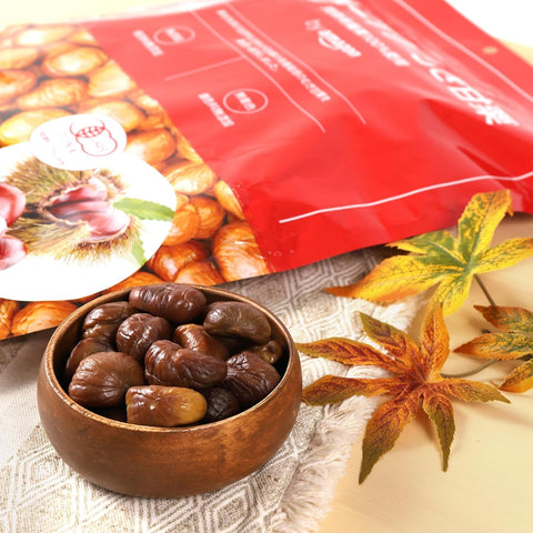 by Amazon Organic Peeled Sweet Chestnuts 600g (50g x 12 bags)