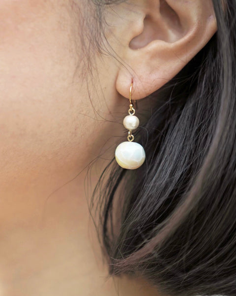 モザイク柄 ピアス Handcrafted in Japan